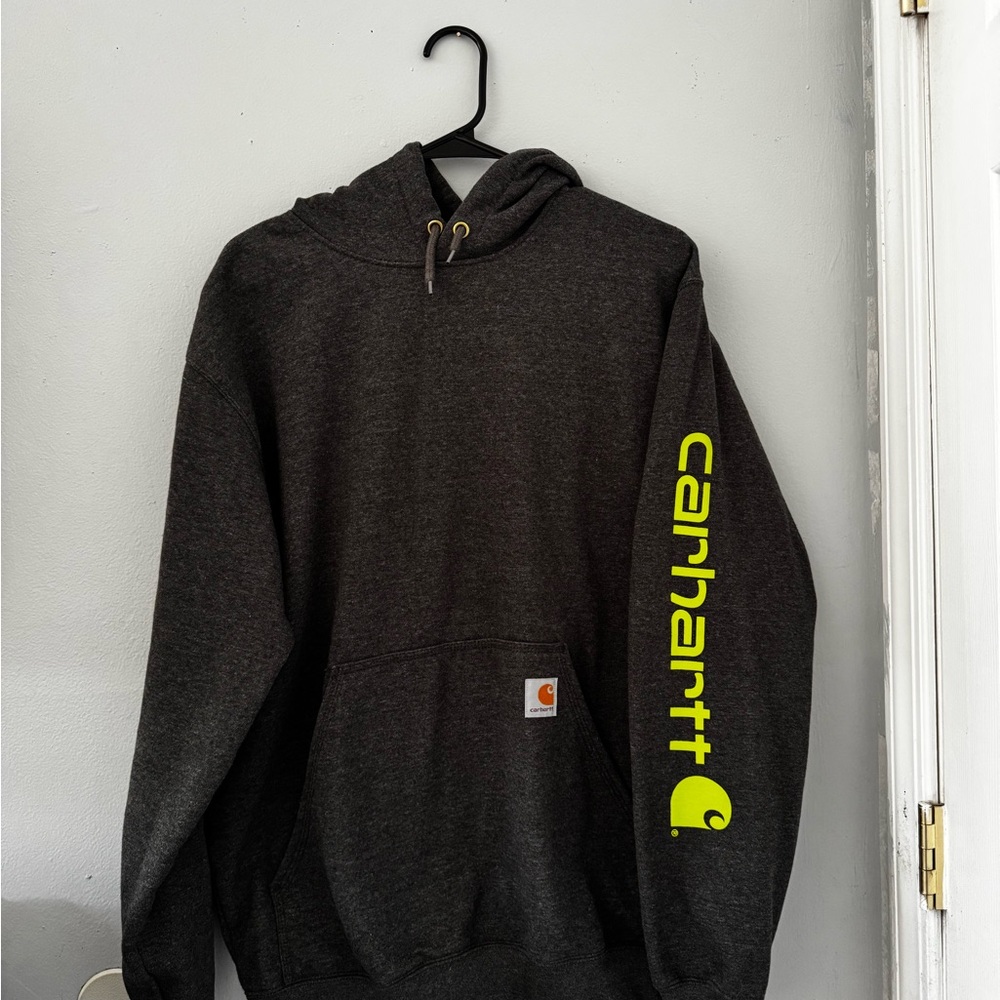 Carhartt Heather Gray Loose Fit Hoodie